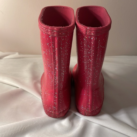Hunter Kids First Original Classic Glitter Rain Boot -Size 10 - Picture 3 of 7